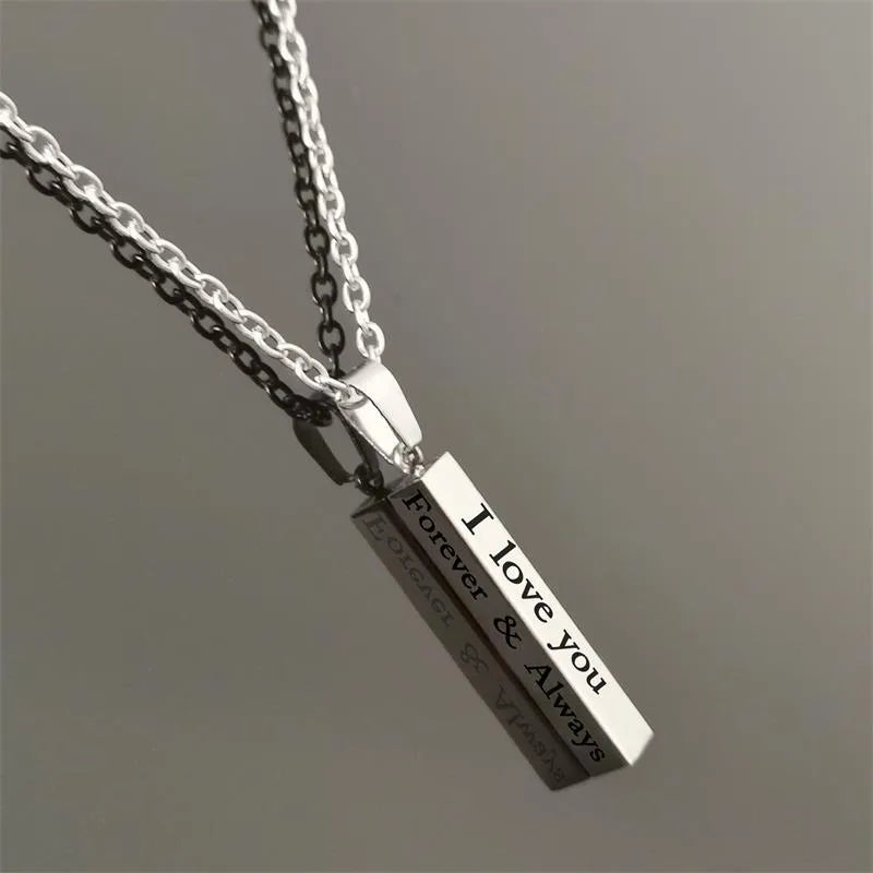 Rectangle Pendant Necklace