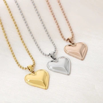 Necklace Classic Style Heart Shape