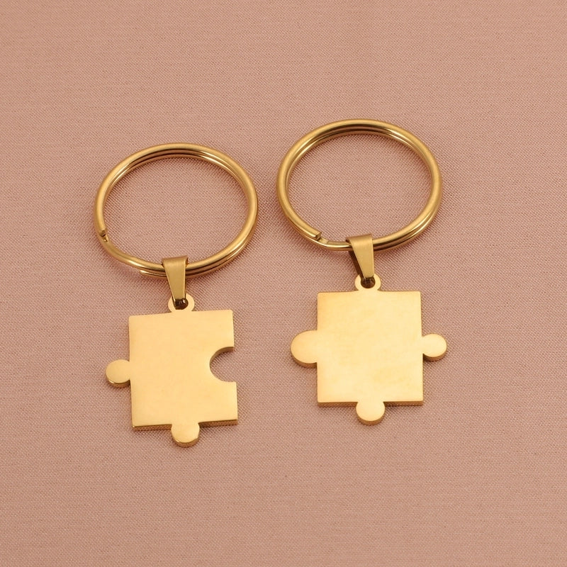 Puzzle keychain x 2