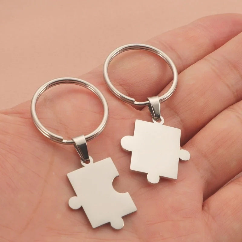 Puzzle keychain x 2