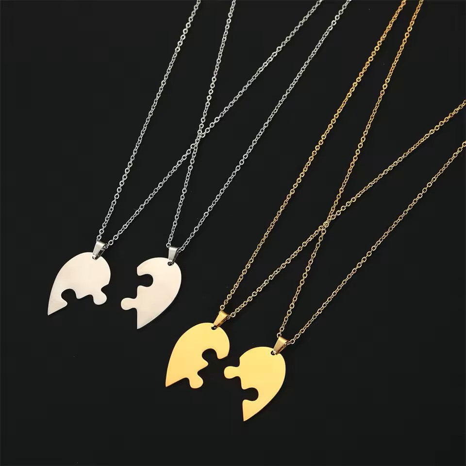 Heart Puzzle Necklace