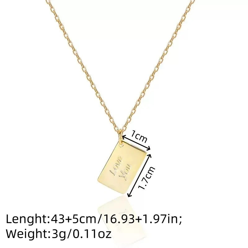 Secret Message Necklace