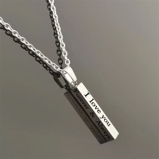 Rectangle Pendant Necklace