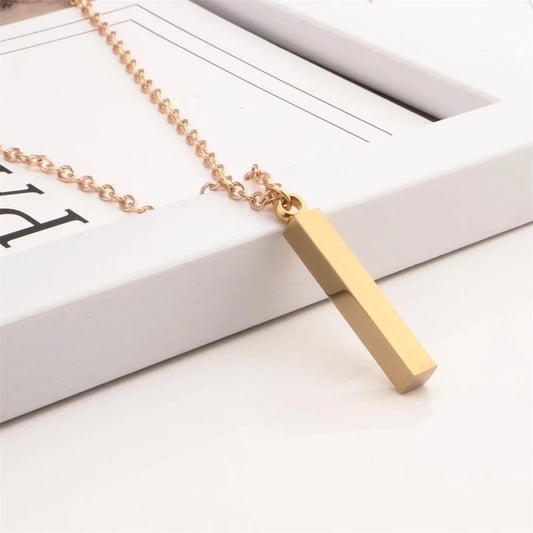 Rectangle Pendant Necklace