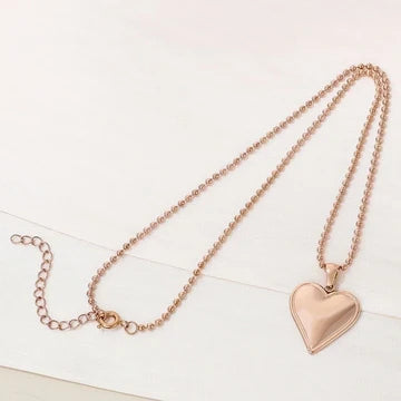 Necklace Classic Style Heart Shape