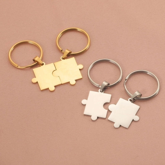 Puzzle keychain x 2