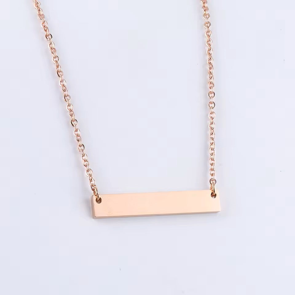 Bar Necklace for Women