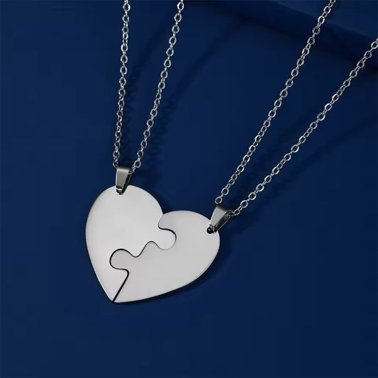 Heart Puzzle Necklace