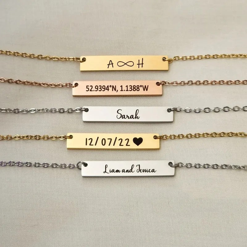 Bar Necklace for Women